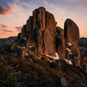 Cathedral Mt Buffalo Sunrise