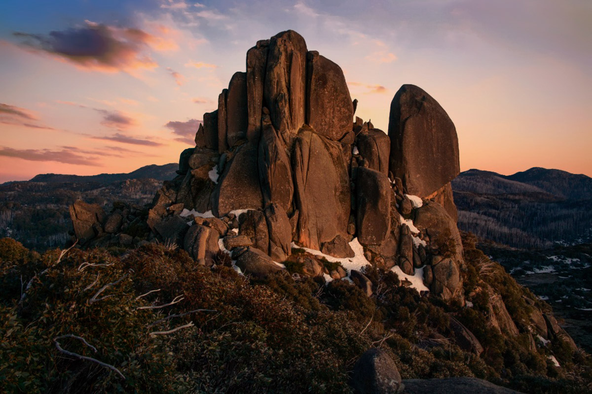 Cathedral Mt Buffalo Sunrise