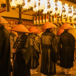 Osaka Monks at Night